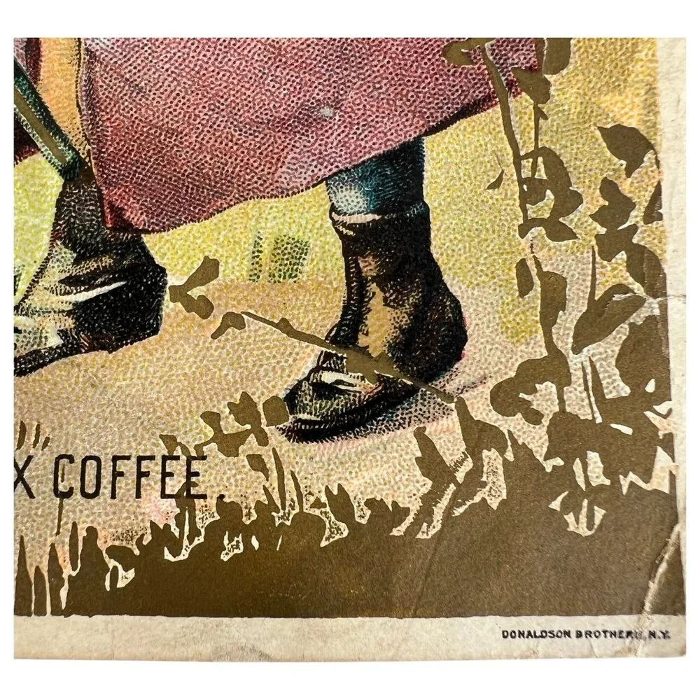 McLaughlins XXXX Coffee Advertising Print Card The Excursion Donaldson Brothers - Picture 5 of 7